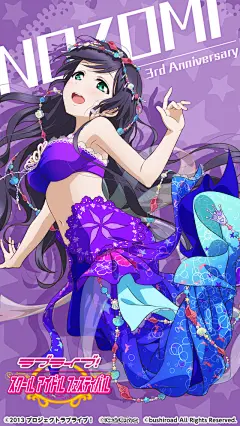 LoveLive! 学园偶像祭 3周年活动官方壁纸 (iOS/Android) O网页链接