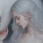 天鹅_bain-片片__插画师作品_涂鸦王国gracg.com