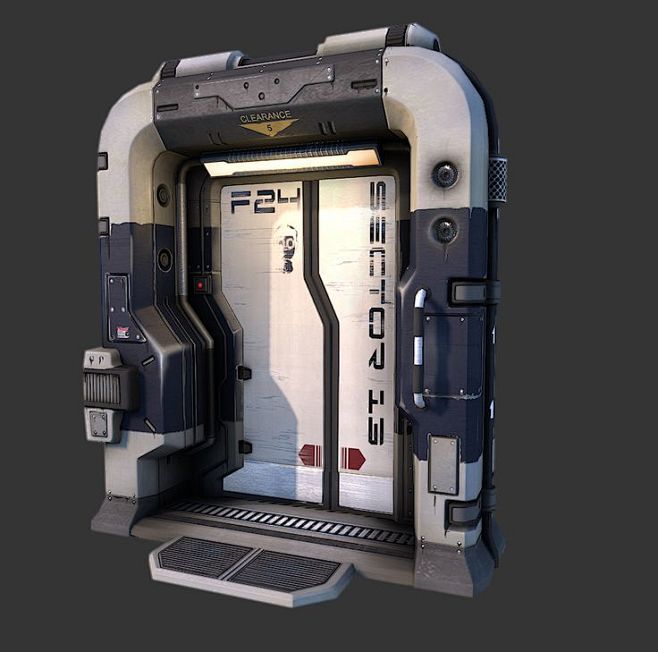 Sci-fi door based on...