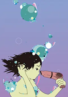 毫不设防的性感气息♡弄干头发特辑 : 刚沐浴完毕或是淋雨之后等情境下，用毛巾、吹风机弄干头发的样子，会有种毫不设防的性感气息。可能不少人都会情不自禁地想要问对方“需要我帮你弄干吗？”呢。这次，就为大家送上描绘了弄干头发的情景的插画作品特辑。快来看看吧。