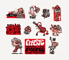 music mini zine :: Behance