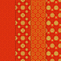 日本日式和风喜庆红色花纹底纹菊花鱼鳞图案背景喷印刷矢量素材图中国风中国结图形贺卡片包装设计eps