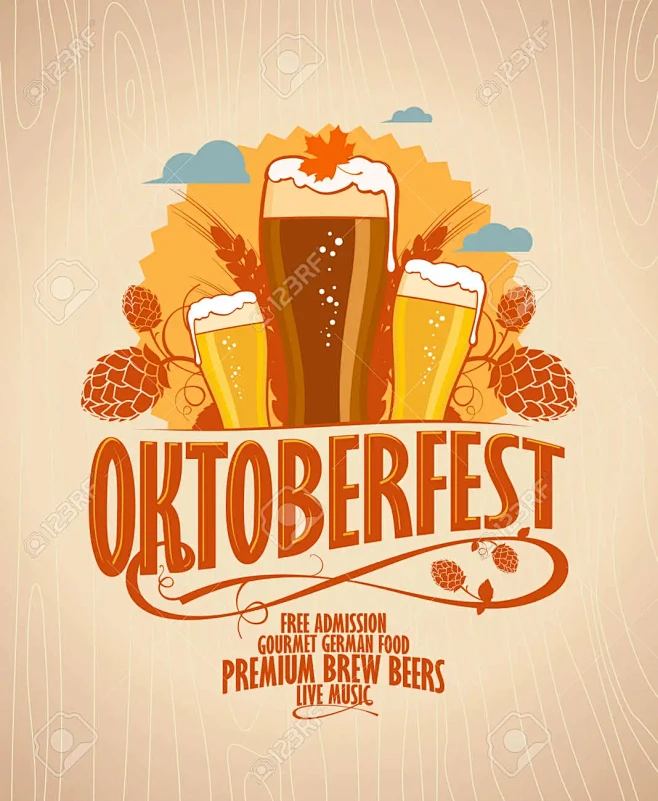 Oktoberfest poster w...