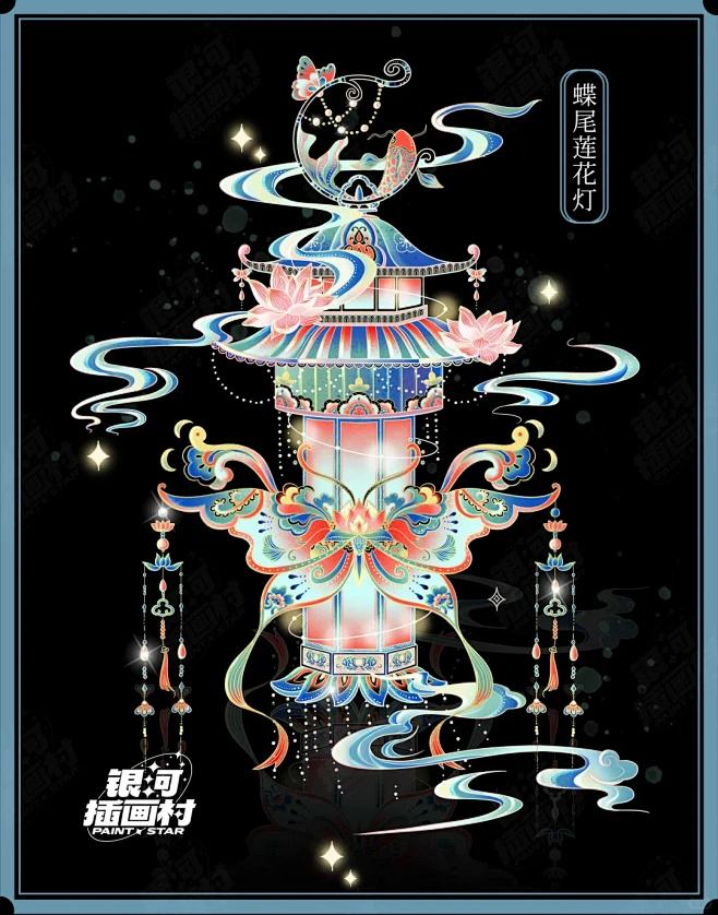 原创插画|国风静物材质刻画练习 - 小红...