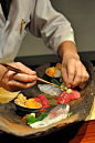 Sashimi Presentation - Gion Sasaki, Kyoto, Japan #赏味期限# #食谱#