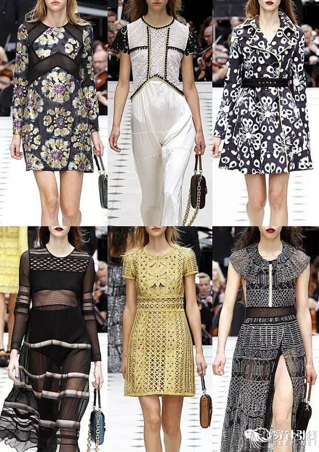 Burberry Prorsum蕾丝混搭...