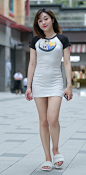 消失装T恤，活力甜美 #See-街拍