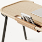 This quirky-looking desk has an interesting way to keep your stuff to a minimum - Yanko Design : Desks come in a variety of sizes to fit not just available space but also the owner's habits and preferences. Some like keeping a small table to make room for