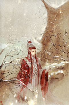 李嘉爱采集到古风插画