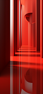 karenturner8965_3d_red_abstract_wall_with_reflection_in_the_sty_8d3be79d-db32-4847-b049-8021c687f5d8