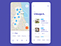 Real Estate Search App (WIP) region filter search map room house guest design booking hotel direct app icons ux ui cuberto