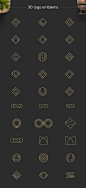 500款抽象几何标志徽标矢量素材合集 Geometric Logo Pack插图(11)