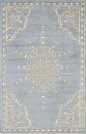 Momeni Harmony HA31 Ice Blue Rug