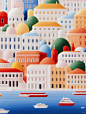 Midjourney|羊毛毡City - 小红书