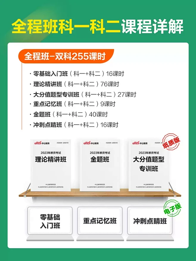 中公2023下小学幼儿中学中职教师资格证...