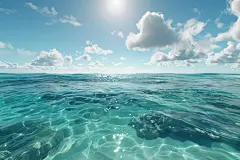 蔚蓝的海水高清壁纸