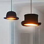 【杰诺照明】米兰设计师吊灯北欧宜家 创意个性 英国帽餐厅吊灯-淘宝网
