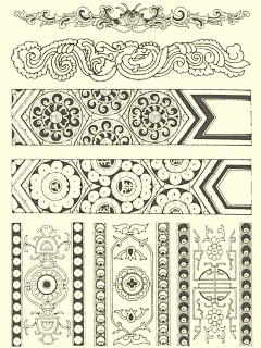 哐哐乱画的狗子Zz采集到中式花纹A