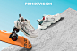 FILA 斐乐 老爹鞋 x 光影集 PXMIX摄影设计_光影集设计作品--致设计