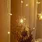 工厂直销雪花冰条灯窗帘灯圣诞节日装饰彩灯串婚庆布置LED装饰灯