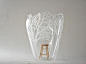 Pocket: 電鑽刻劃出心中的森林聖殿，Kayo Yokoyama玻璃雕刻作品