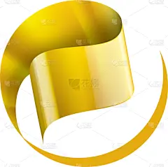 黄金,缎带,白色背景,纺织品,风,模板,疤,标签,写实