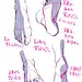 绘画超话    #绘画参考# 脚的各种角度~快来练习练习！（toshi id=637016） ​​​​