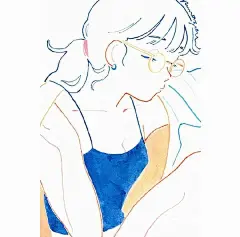 一组手绘简笔风人物头像 ins/kumazousasshi
手绘超话#插画##遇见艺术# ​​​​