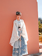 【十三余 小豆蔻儿】[扑蝶会]绣花广袖大袖衫传统刺绣汉服女装-淘宝网