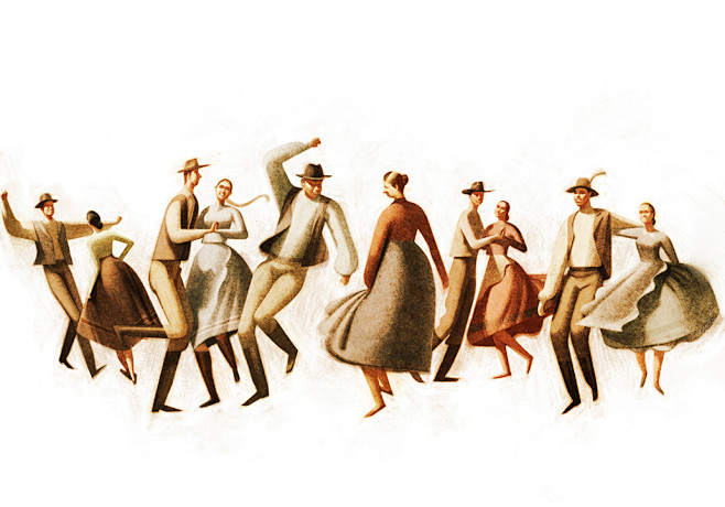 Folk Dancers : Study...