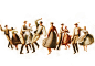 Folk Dancers : Study of Folk dancers
