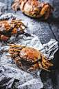 Crab food styling food photography