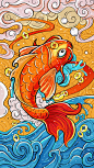 国潮 临摹_白木笙__插画师作品_涂鸦王国gracg.com