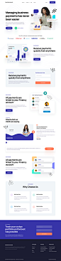 Saas Fintech Landing Page Web Design