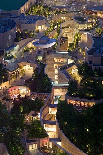 Namba Parks in Osaka...