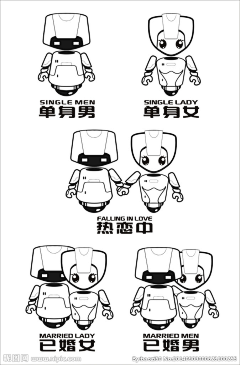 zerohu采集到卡通形象性