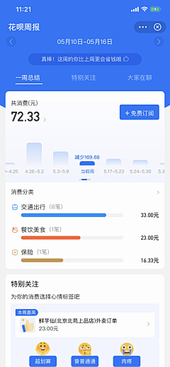 阿软a采集到【UI】数据/健康报告