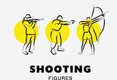 手绘体育项目免抠素材_新图网 https://ixintu.com 手绘 体育 运动会 射箭 射击