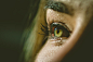 selective-focus photograph of person's eye