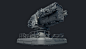 Sci-fi_turret, Philip Buckland : A study in tank type sci fi/hard surface modeling