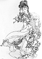 白描神话人物作品赏析