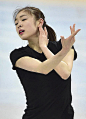 SOCHI Russia Vancouver Olympics figure skating gold medalist Kim Yu Na of South Korea practices her routine during an official training session at...