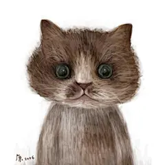 猫之插画图集丨绘画动画素描水彩手绘临摹案例
