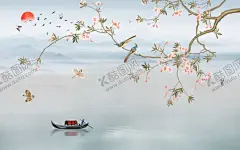 编号：65736103261306017564【酷图网】源文件下载-手绘花鸟