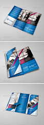 Blue Business Trifolder - Corporate Brochures