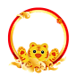 2022虎年老虎头像框