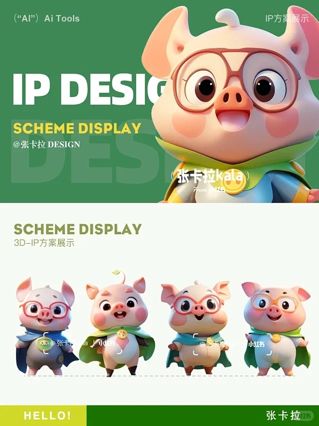 猪IP - 小红书搜索-花瓣网