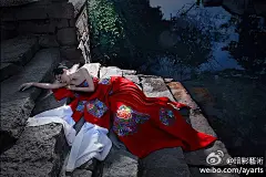 中国式性感，破镜而出 - 中国式性感,中国美,中国风,华服,媚眼,性感,水彩,美,