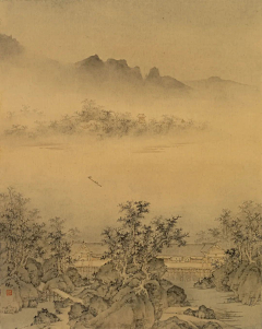 花间晓梦采集到画-山水