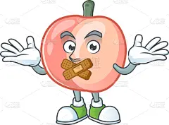 安静,清新,水果,吉祥物,性格,桃,可爱的,饮料,母亲,食品